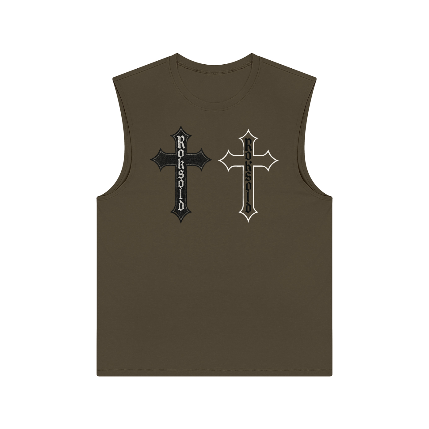 Gothic Double Cross  Performance Tank Top