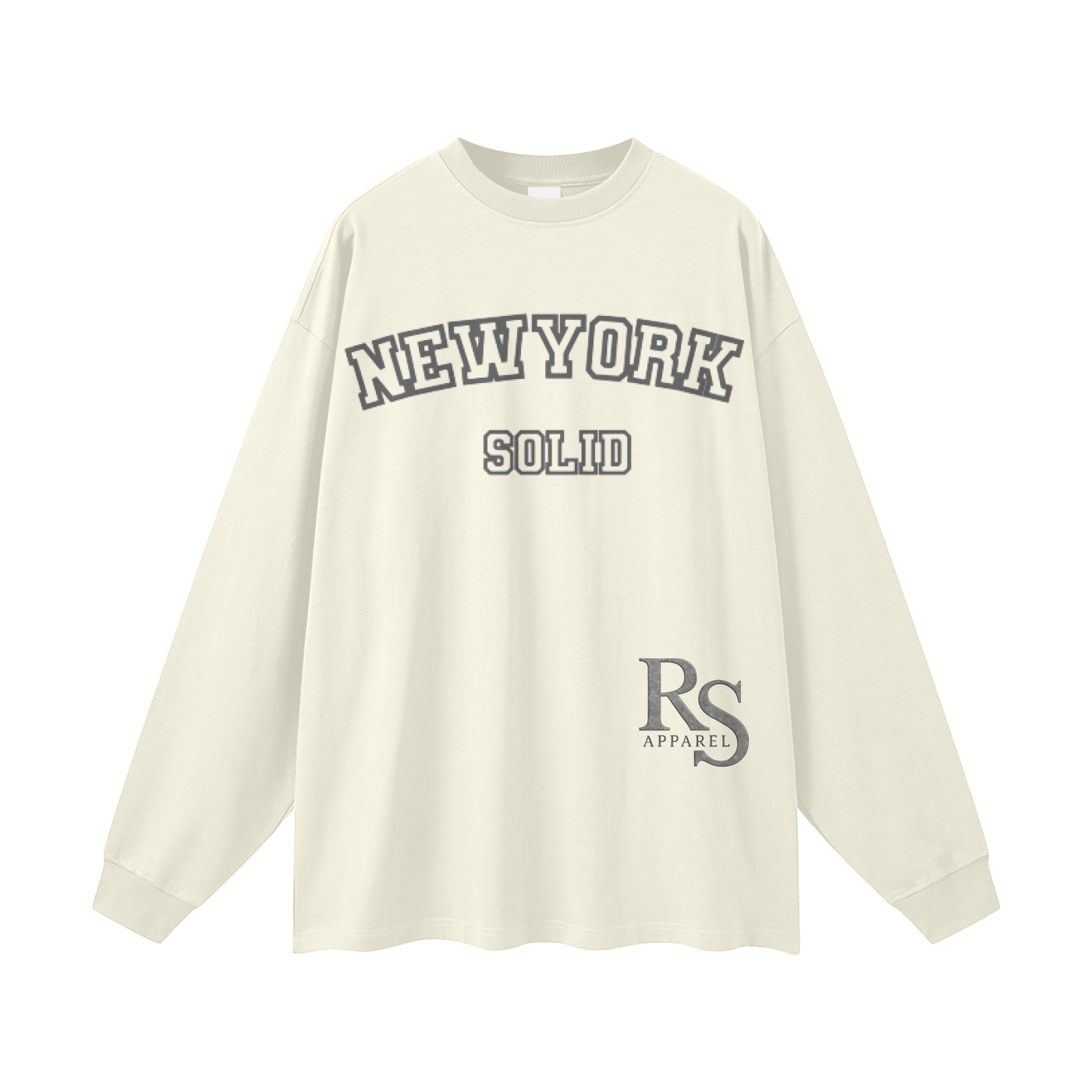 NewYork Solid  Long Sleeve Tee